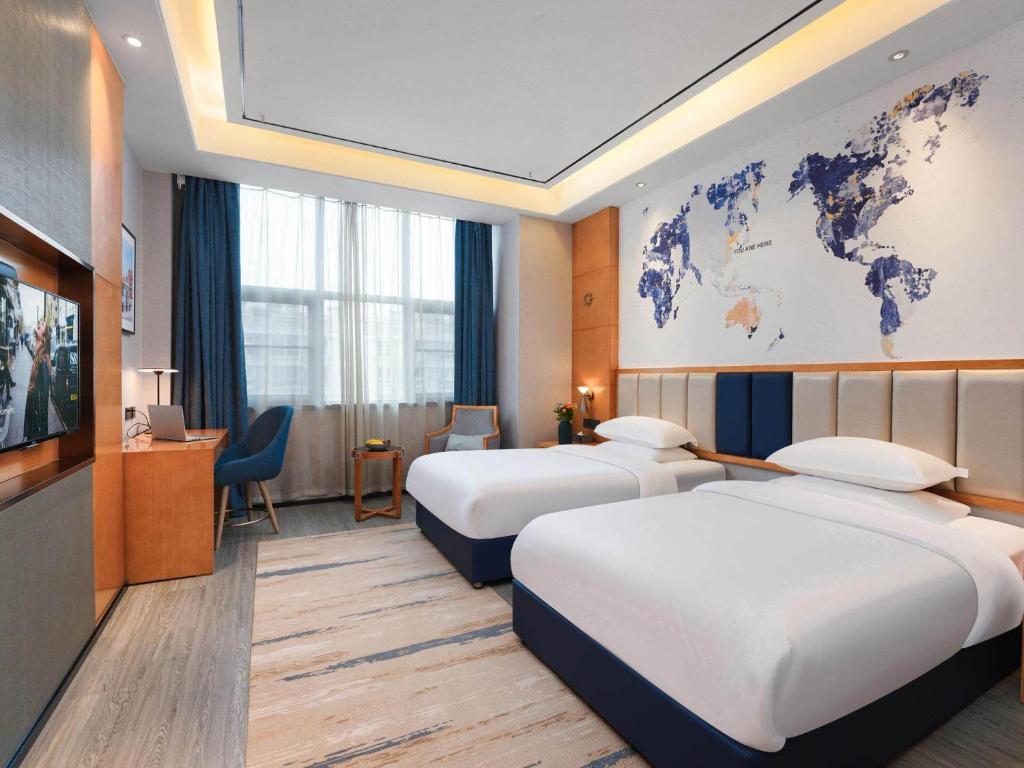 Kyriad Hotel Baoying Jinyuan Square High-speed Railway Station - Intelligent Twin Room
