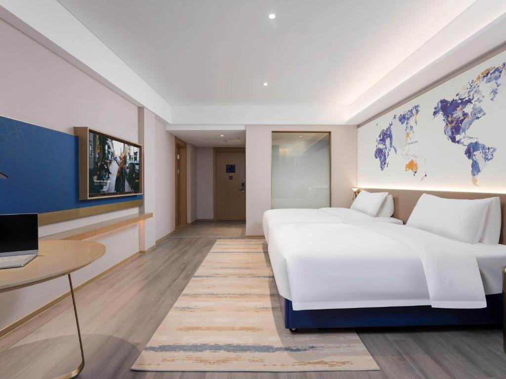 Kyriad Jinjiang Hotel - Premium Twin Room Met Uitzicht Op De Stad