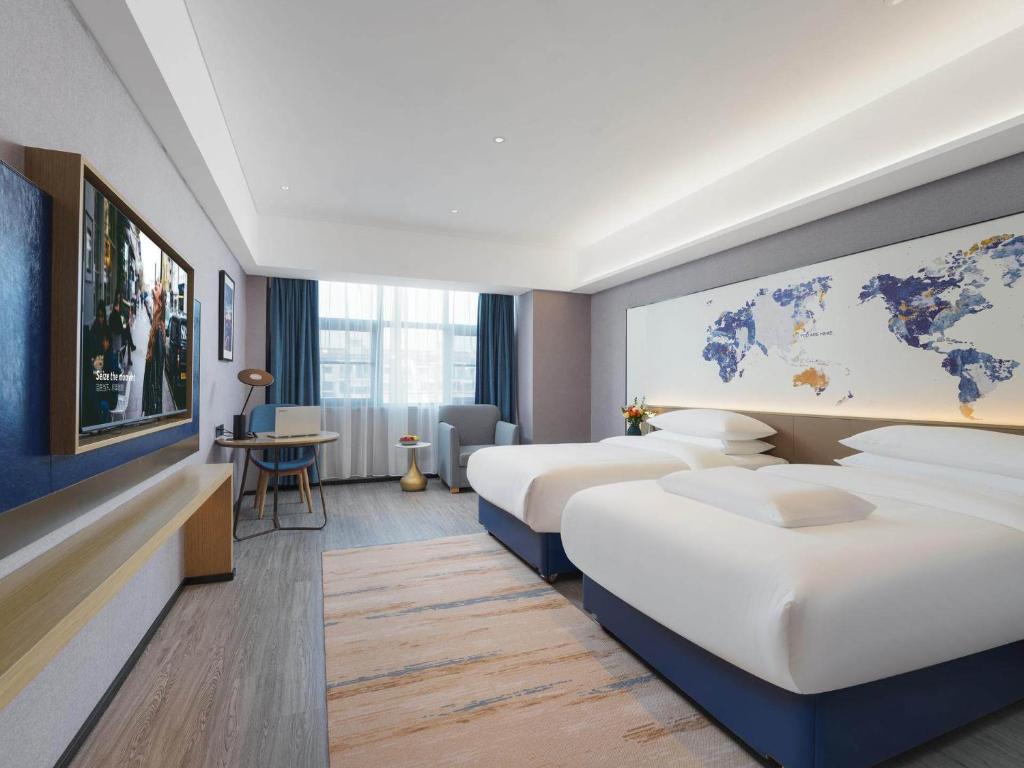 Kyriad Hotel Baoying Jinyuan Square High-speed Railway Station - Luxury Twin Room
