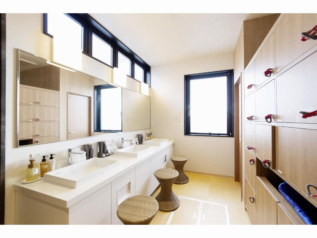 Koupelna v ubytování HOTEL HILLARYS Shinsaibashi