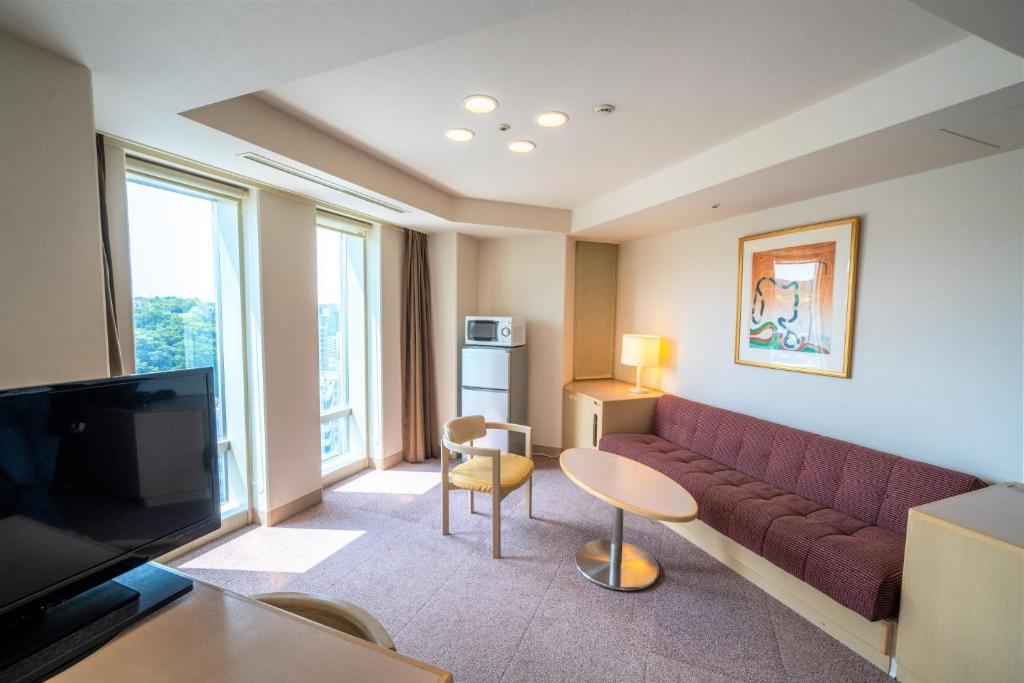 Posezení v ubytování Mercure Yokosuka