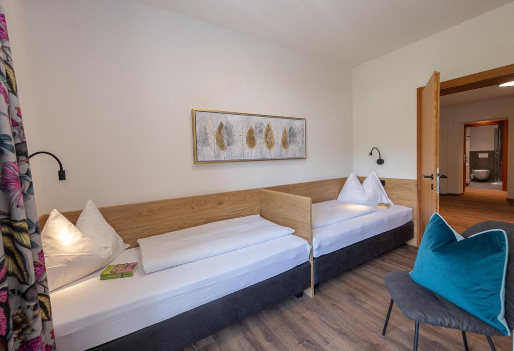 Posteľ alebo postele v izbe v ubytovaní Appartements Fürstauer, JOKERCARD INCLUDED