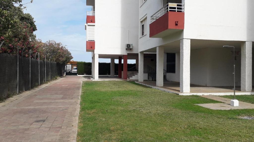 Budynek, w którym mieści się apartament