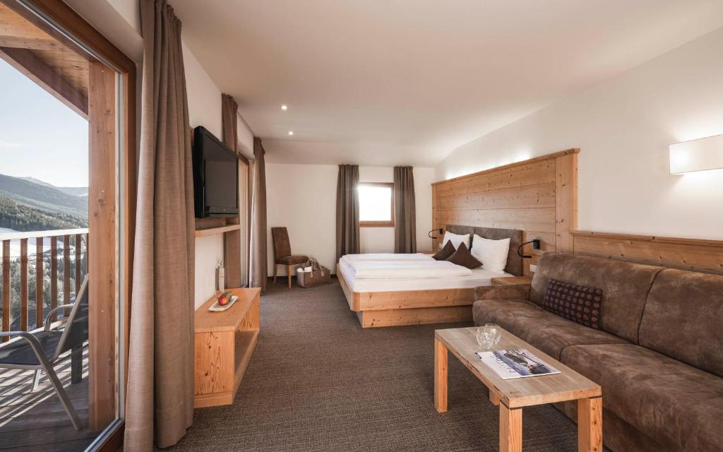 Postel nebo postele na pokoji v ubytování Hotel Fernblick