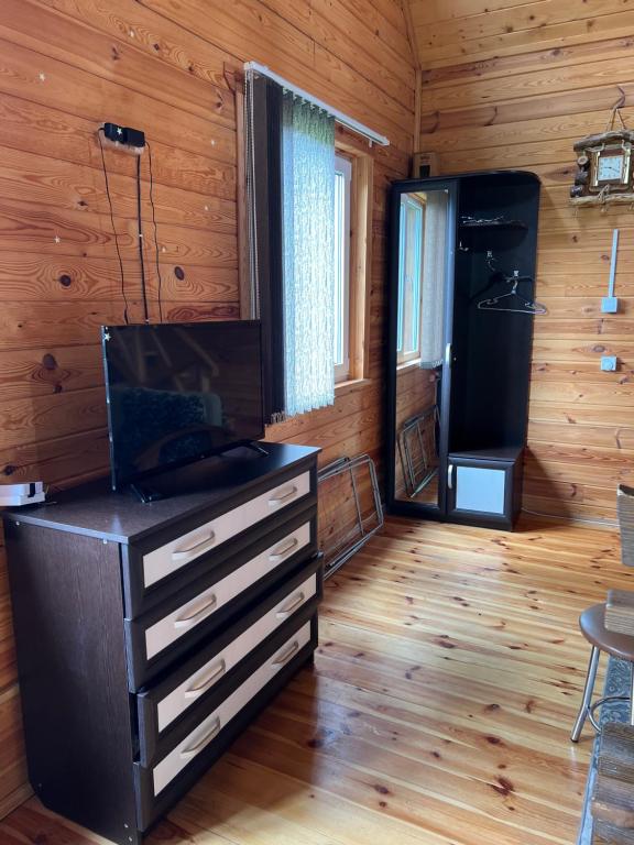 TV a/nebo společenská místnost v ubytování Veranda