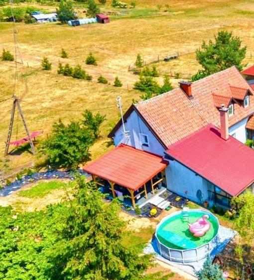 Mazurski dom Brejdyny Sauna i Bania - Huis Met Drie Slaapkamers