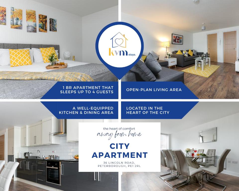 KVM - City Apartments - Contractors - Town Centre by KVM Stays - Housity