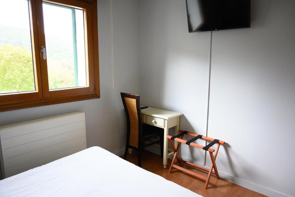 TV a/nebo společenská místnost v ubytování Hotel Spa Gametxo