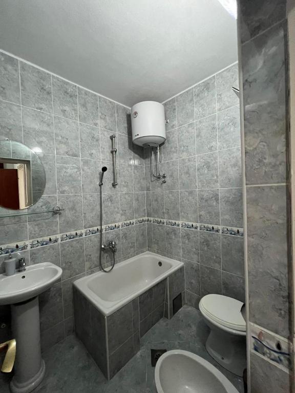 Koupelna v ubytování Kasneci Apartments
