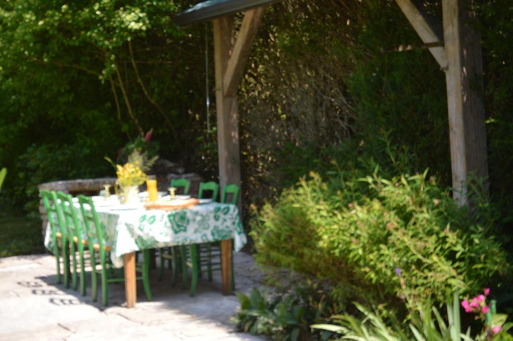 Zahrada ubytování Moulin de la Cuse - Chambre La Cuse
