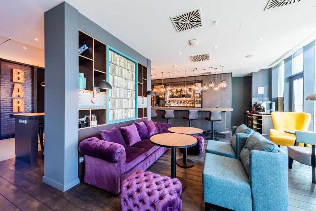 Posezení v ubytování Premier Inn Nürnberg City Nordost
