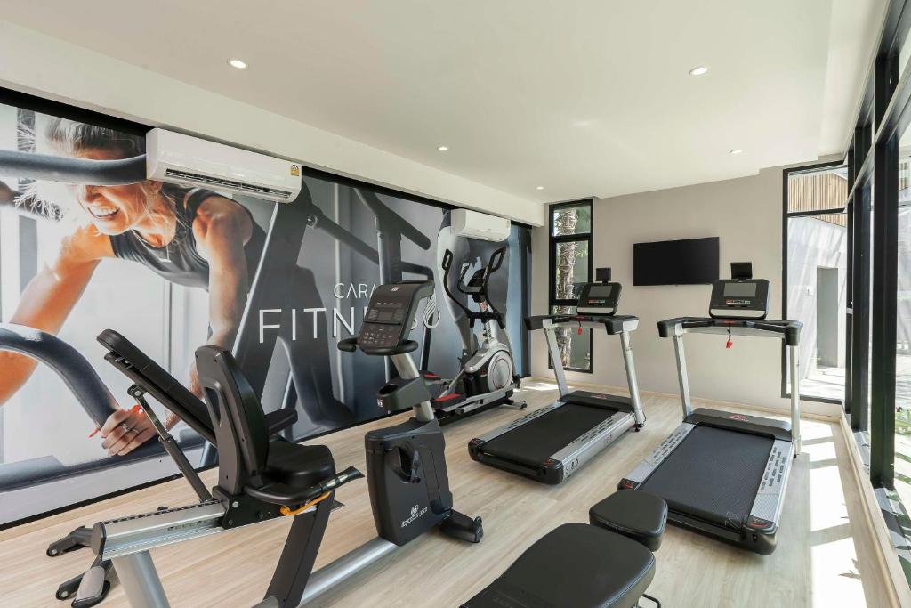 Fitness centrum a/nebo fitness zařízení v ubytování Best Western Plus Carapace Hotel Hua Hin