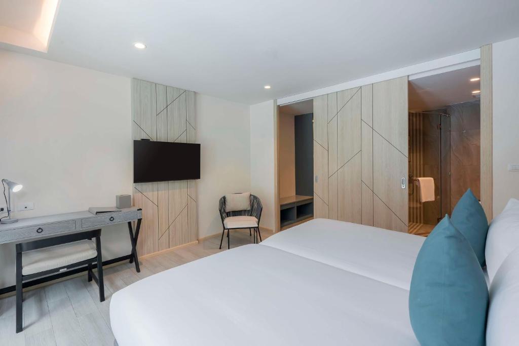 TV a/nebo společenská místnost v ubytování Best Western Plus Carapace Hotel Hua Hin