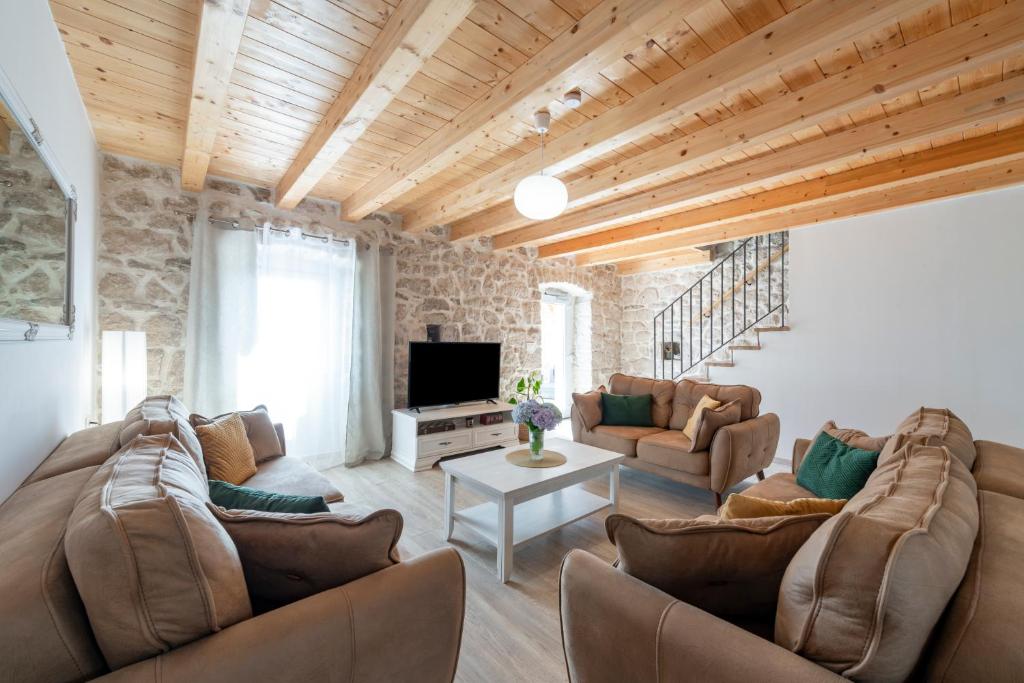 Posezení v ubytování Villa Royal House