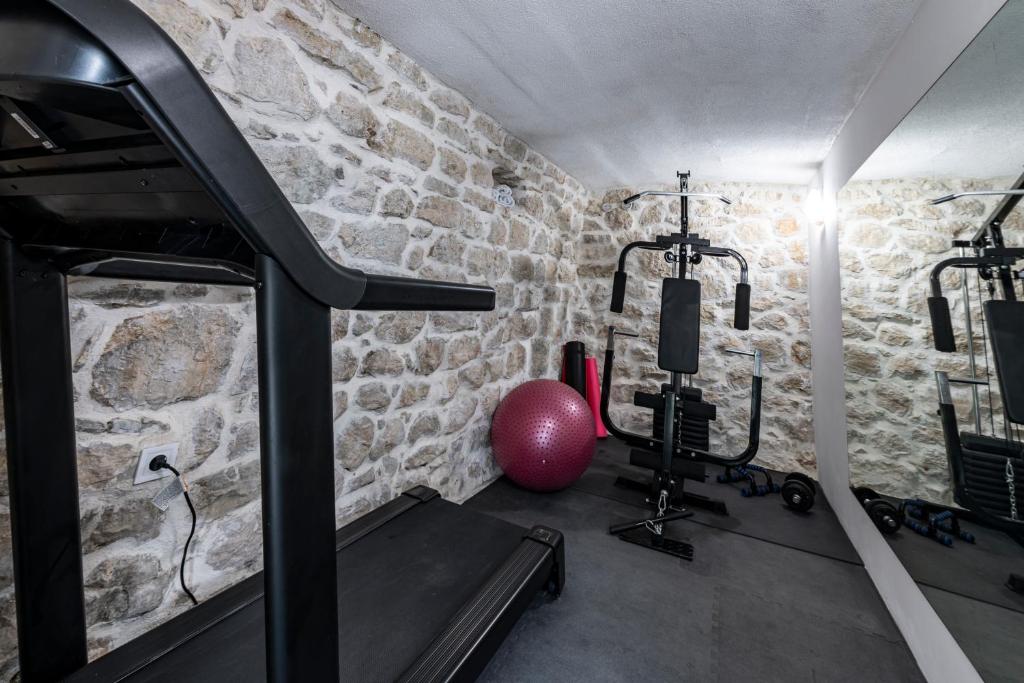 Fitness centrum a/nebo fitness zařízení v ubytování Villa Royal House