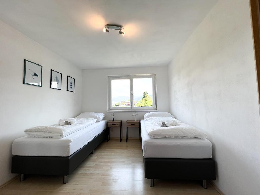 Postel nebo postele na pokoji v ubytování Apartment Sunshine