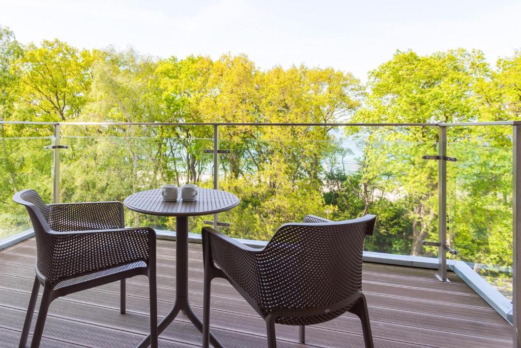 Balkón nebo terasa v ubytování Diune Hotel by Zdrojowa