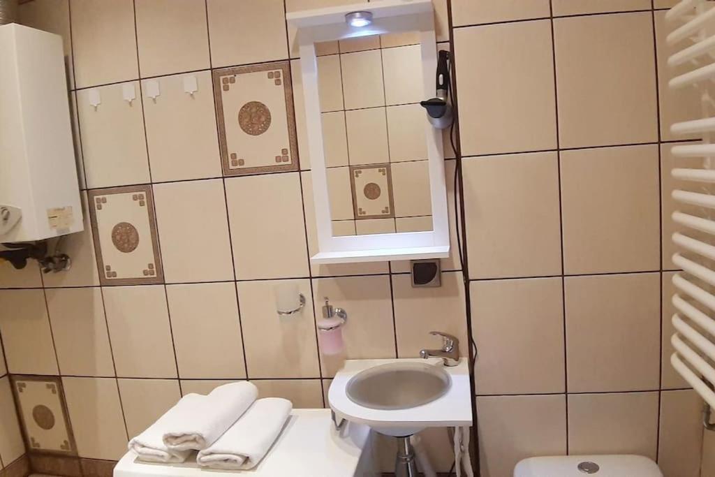 Kúpeľňa v ubytovaní GreatHome Apartament