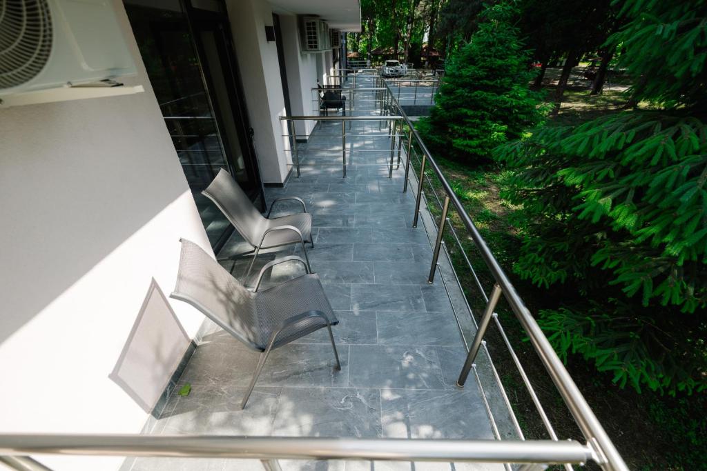 Balkón nebo terasa v ubytování Hotel Parc
