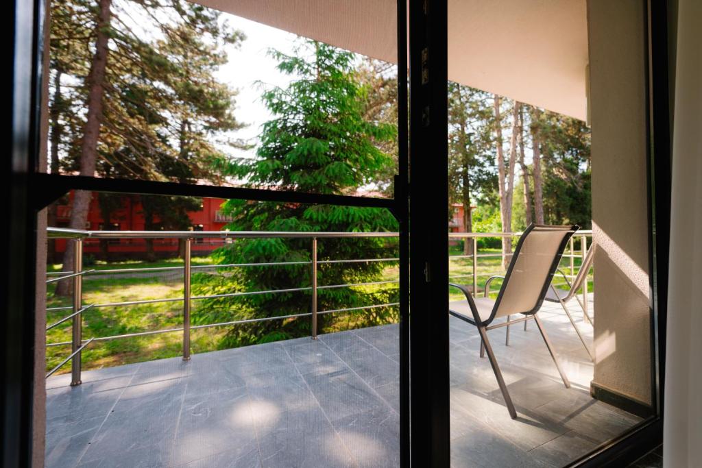 Balkón nebo terasa v ubytování Hotel Parc