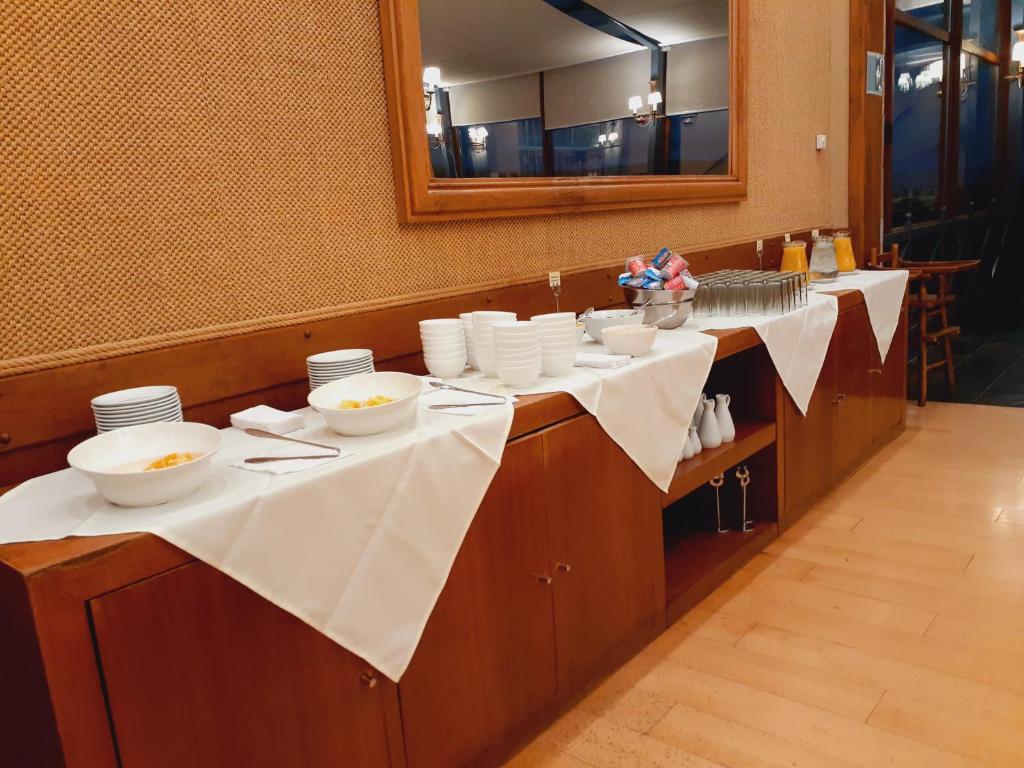 Restaurace v ubytování Hotel y Cabañas Llanuras de Diana - Caja Los Andes