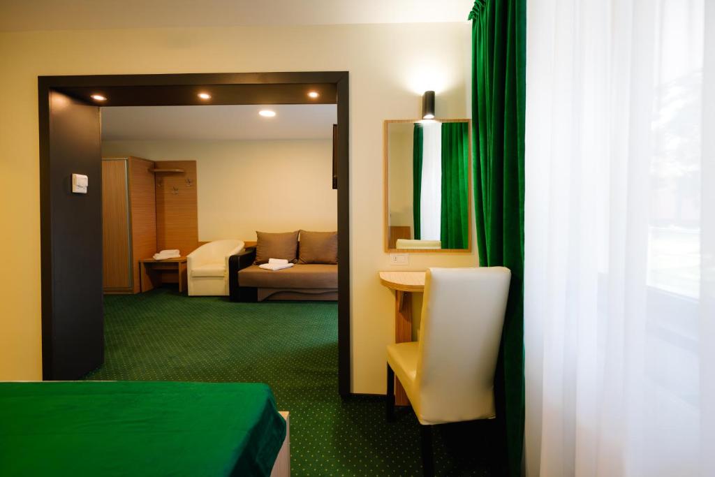 Postel nebo postele na pokoji v ubytování Hotel Parc