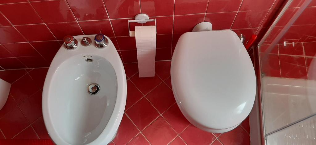 Kúpeľňa v ubytovaní Piccola Casa Mucchiola 600mt dalla Spiaggia