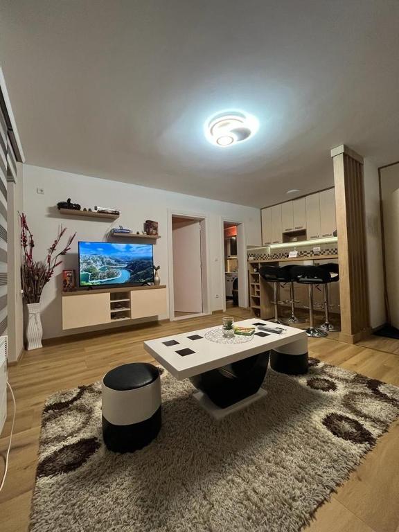 Η κουζίνα ή μικρή κουζίνα στο Apartman Divac