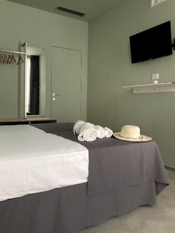 Postel nebo postele na pokoji v ubytování LELE' Guesthouse