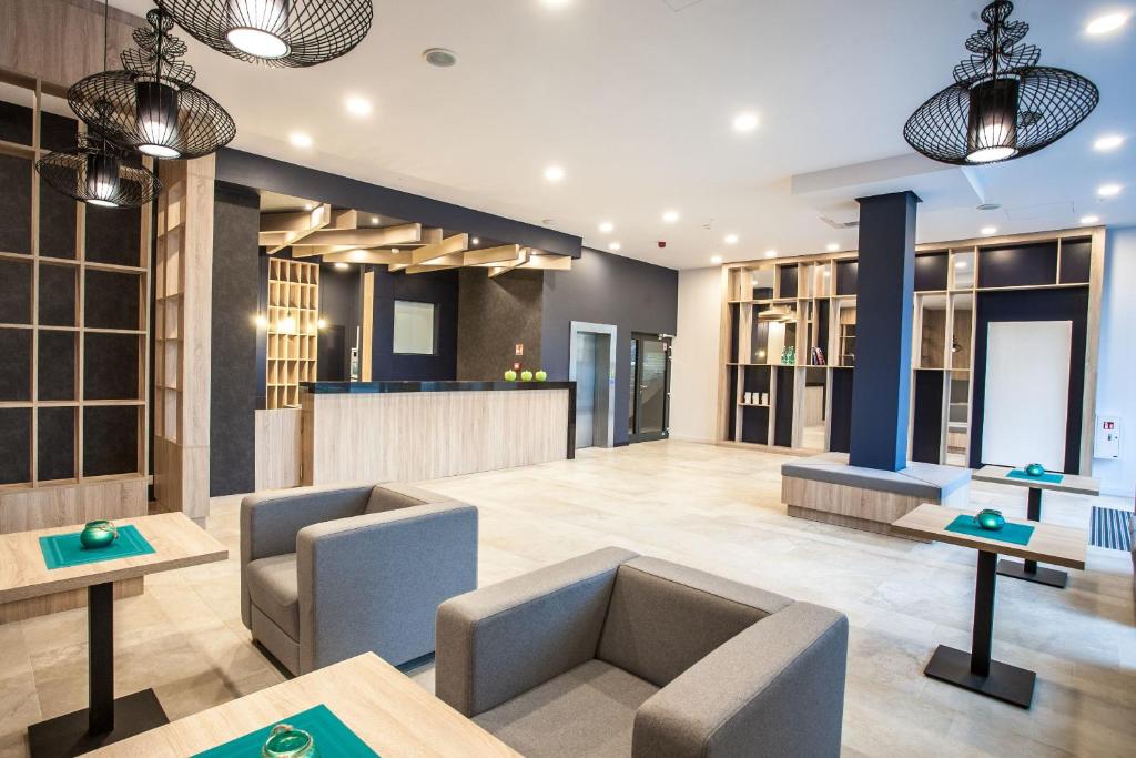 Posezení v ubytování Hotel Zatoka