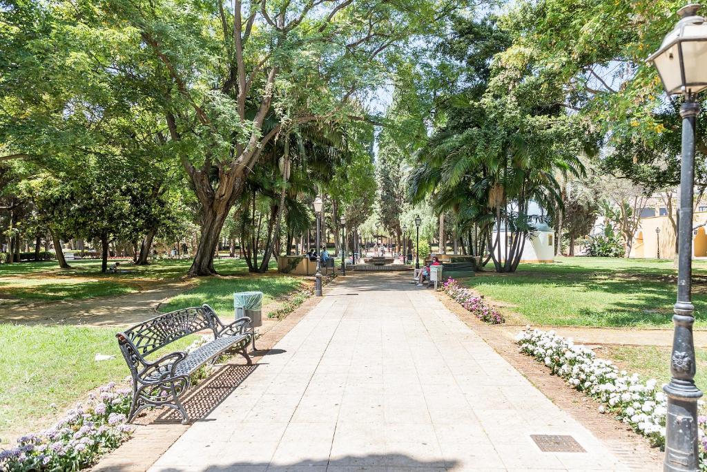 Vonkajšia záhrada v ubytovaní Marbella center Casals