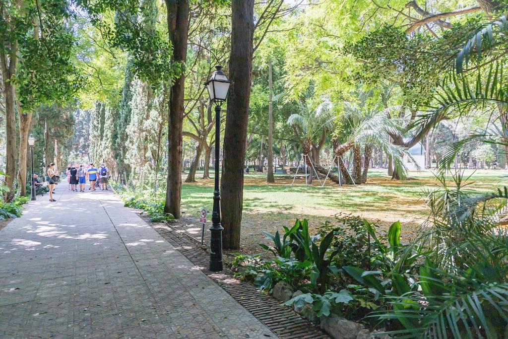 Vonkajšia záhrada v ubytovaní Marbella center Casals