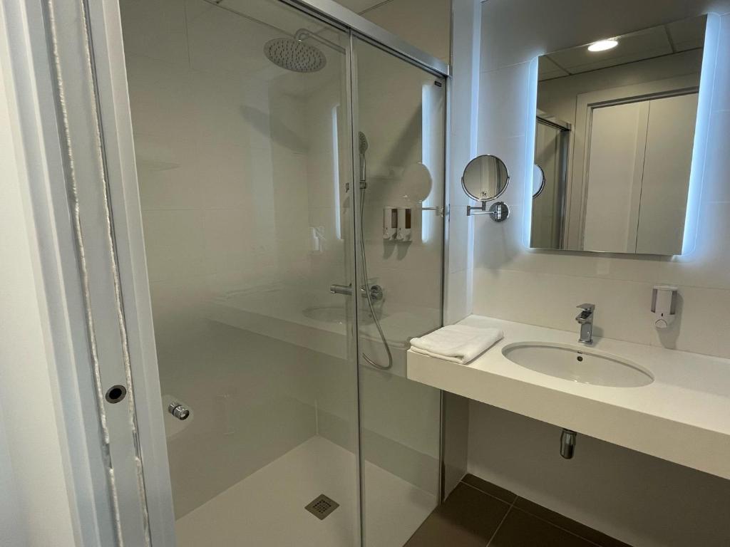 Koupelna v ubytování Hotel C31