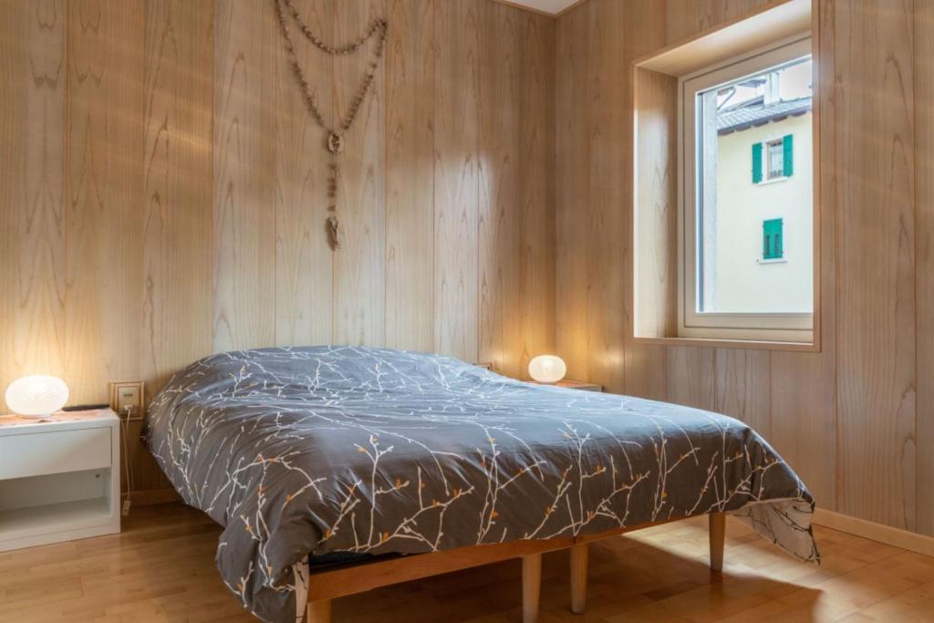 Postel nebo postele na pokoji v ubytování Casa ai Tre Colli, Tres