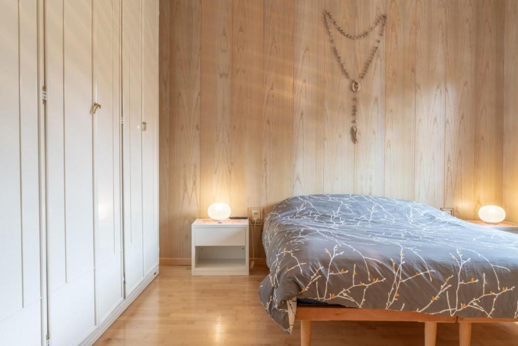 Postel nebo postele na pokoji v ubytování Casa ai Tre Colli, Tres