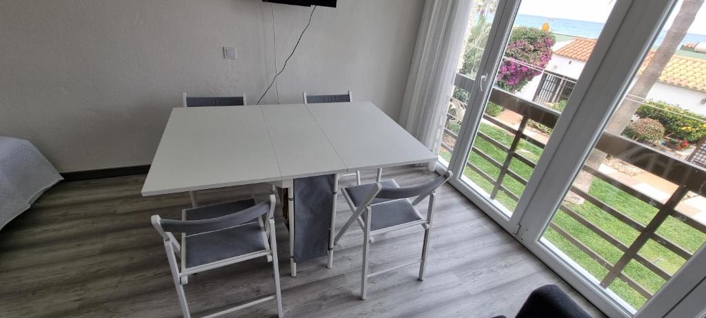 Balkón alebo terasa v ubytovaní Tropicana playa