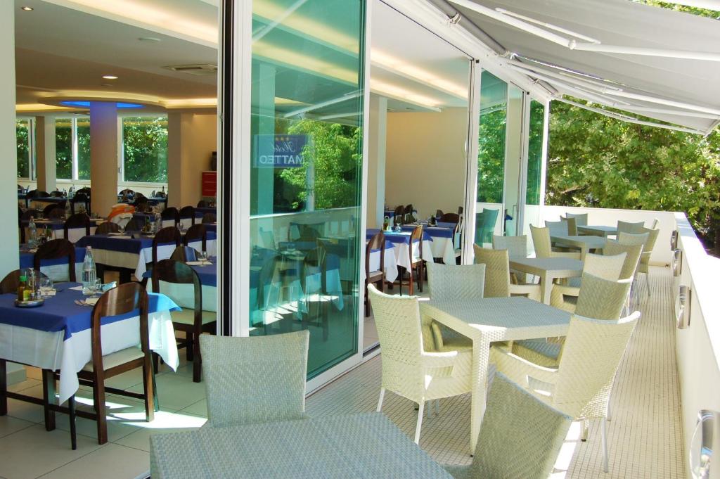 Restaurace v ubytování Hotel Matteo