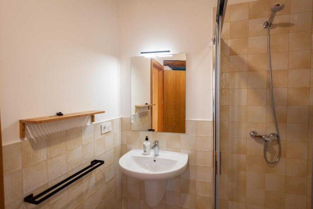 Koupelna v ubytování CASA TERRA ALMA
