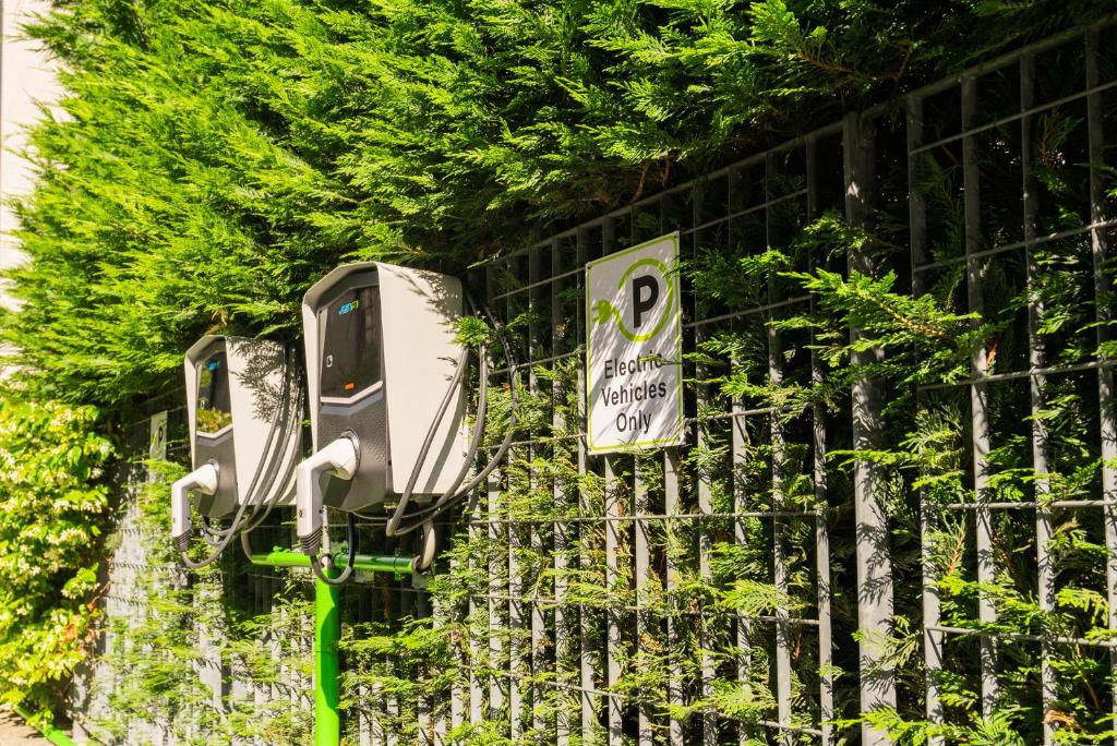 Un jardín fuera de Hotel Como