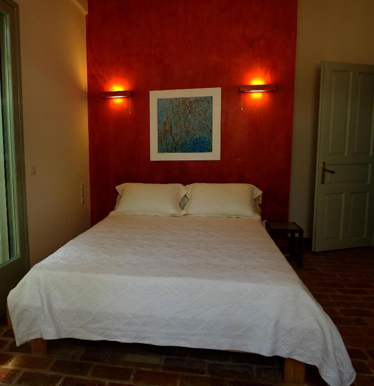 Postel nebo postele na pokoji v ubytování Sea View Villa with 4 bedrooms - grECOrama