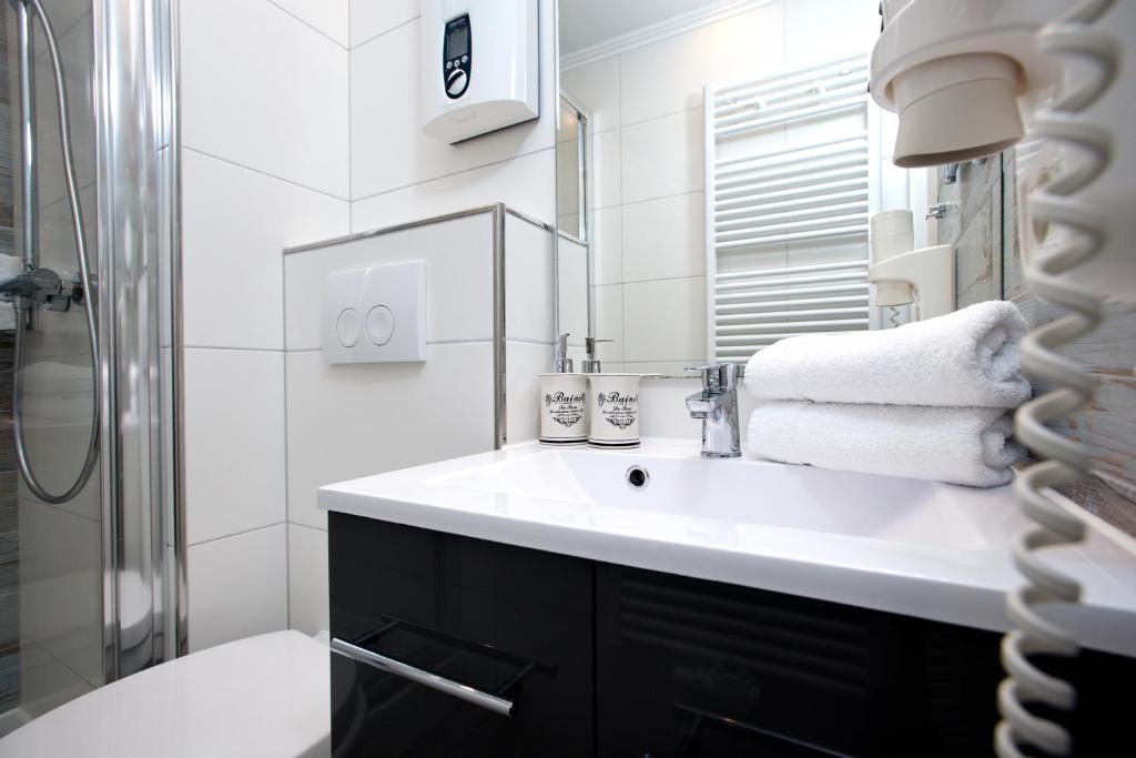 Koupelna v ubytování Hotel von Stephan