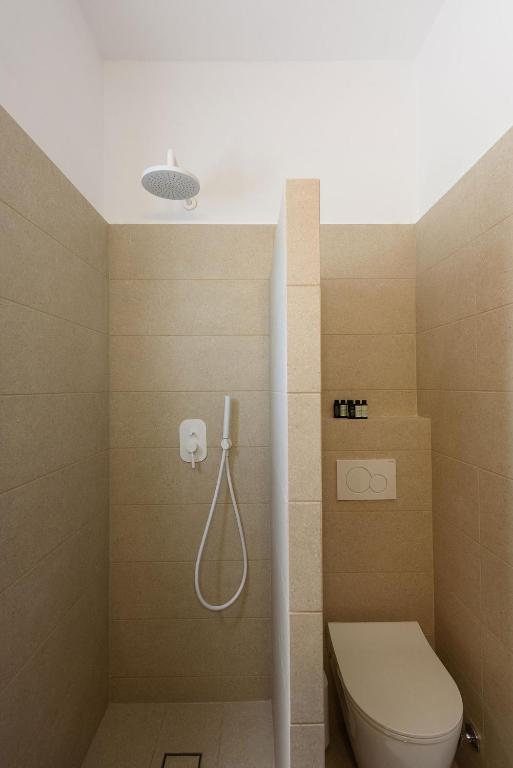 Koupelna v ubytování Hotel Bilia