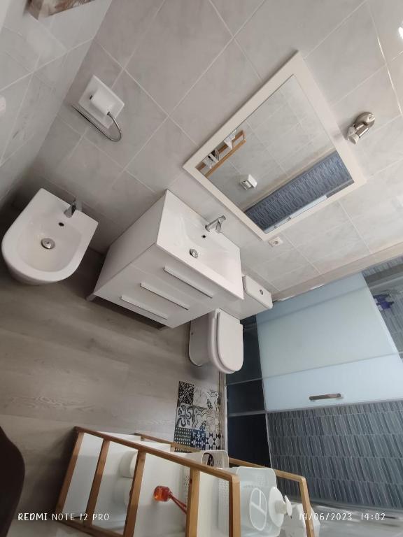 Koupelna v ubytování Casa Antonio