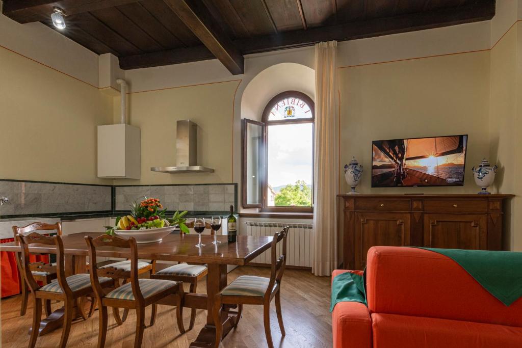 Kuchyň nebo kuchyňský kout v ubytování IBibiena - CASA CAMPALDINO