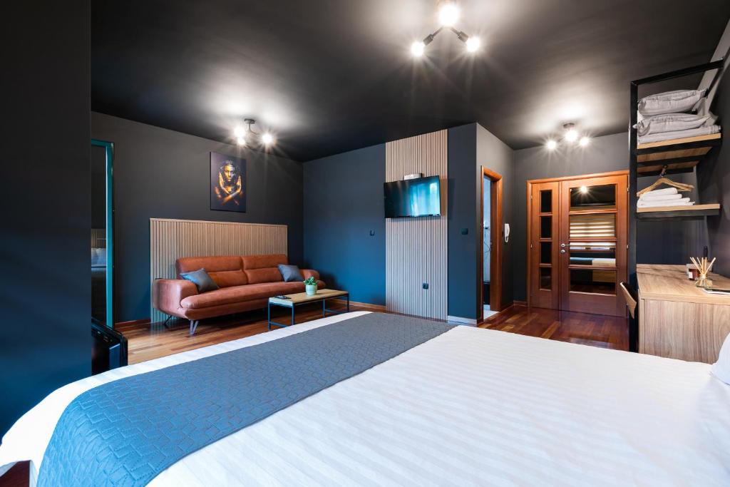 Postel nebo postele na pokoji v ubytování Forma Lux Žabljak