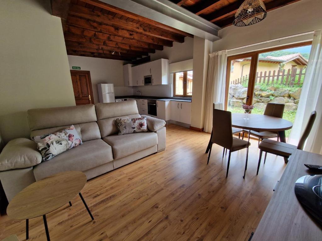 Posezení v ubytování Apartamento El Campo