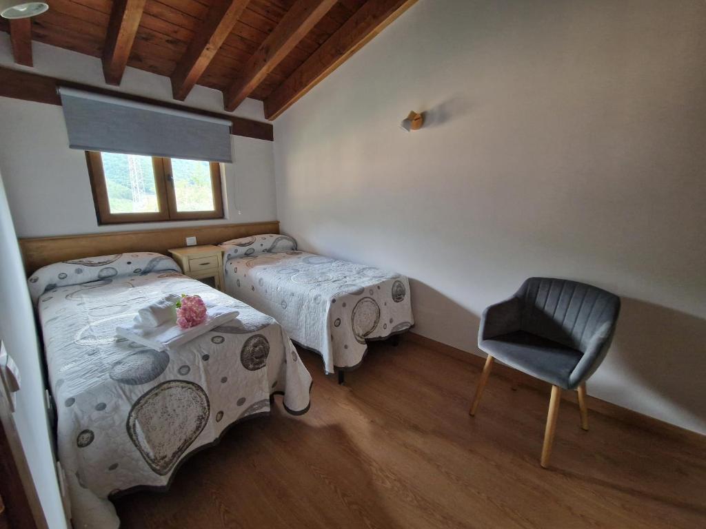 Postel nebo postele na pokoji v ubytování Apartamento El Campo
