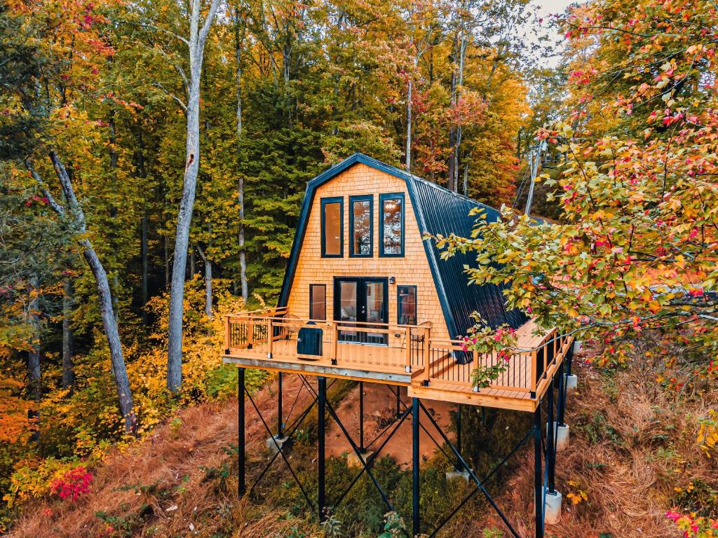 ガトリンバーグにあるSecluded Mtn view New! 10 mins to Gatlinburg or Parkの小屋