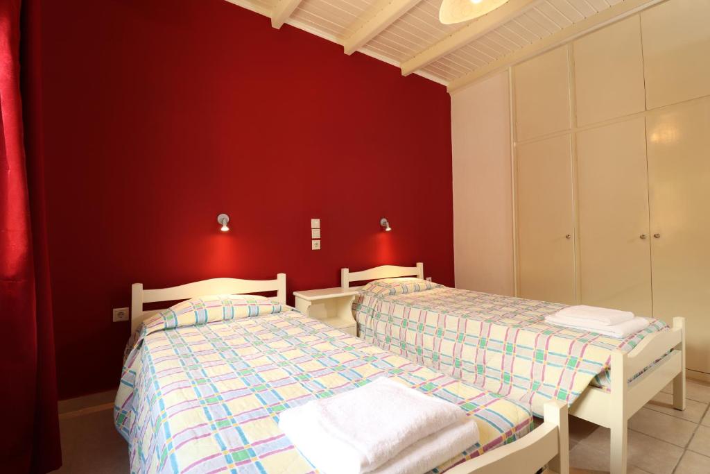 Postel nebo postele na pokoji v ubytování Dragana apartments