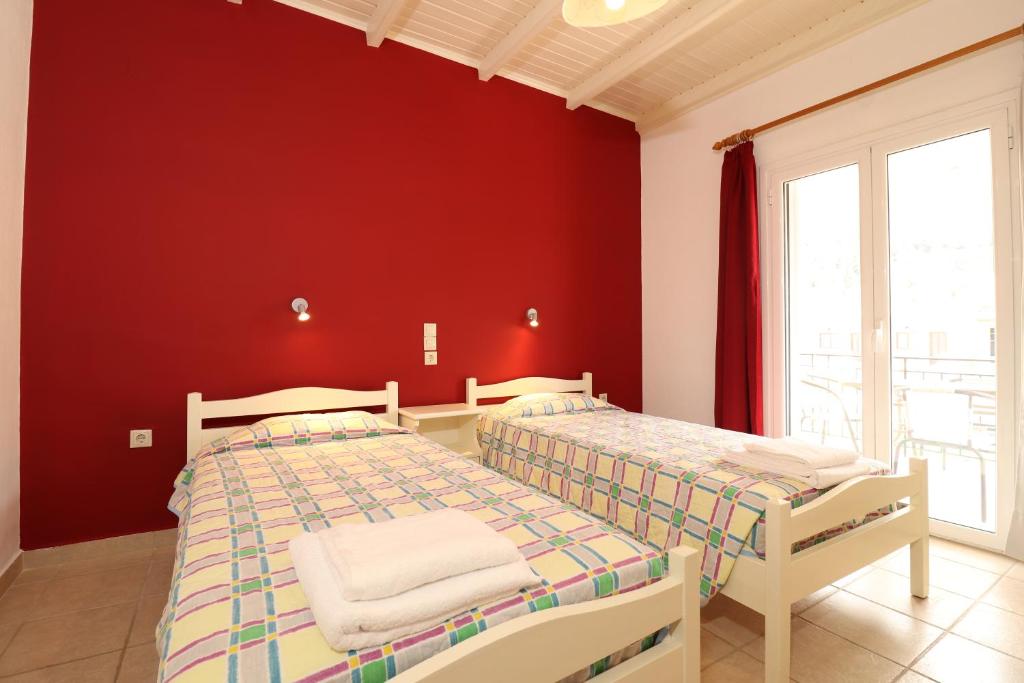 Postel nebo postele na pokoji v ubytování Dragana apartments
